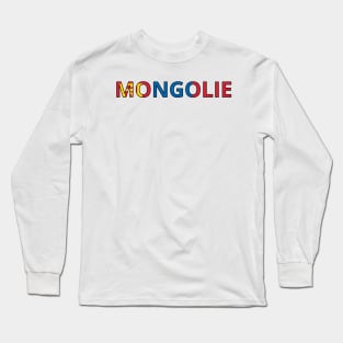 Drapeau Mongolie Long Sleeve T-Shirt